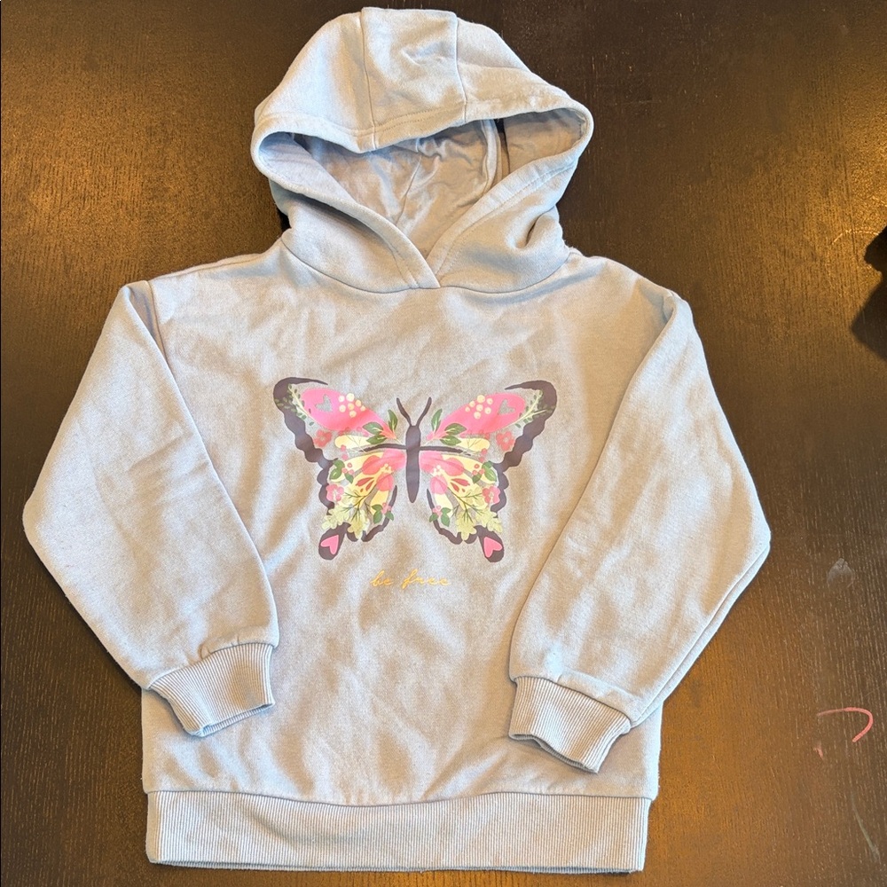 Primark Girls Pull-Over Hooded Sweater Size 5-6 Years